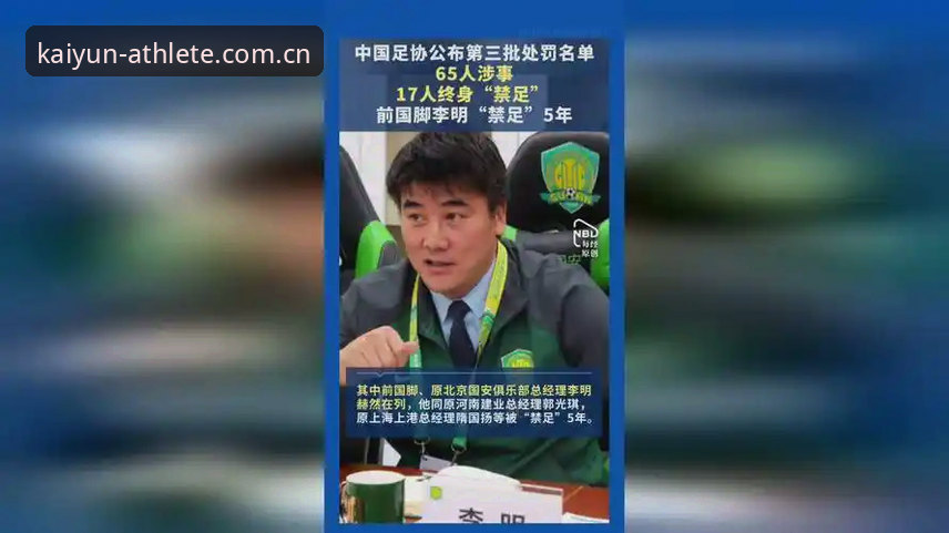 凯运体育电脑版安装失败 揭秘中国足协第三批禁足名单背后的真相:17人终身禁赛,48人遭重罚